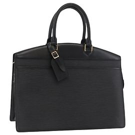 Bolso LOUIS VUITTON Epi Riviera Negro M48182 LV Auth BA13046 Negro