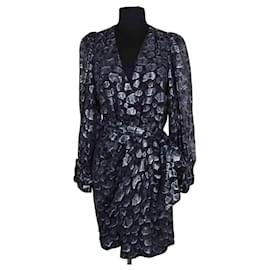 Abito Ba&Sh in cotone blu Taglia S Blu