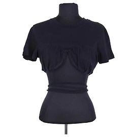 Top de algodón negro Jacquemus Talla S Negro