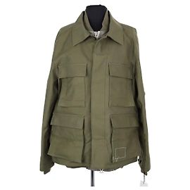 Sacai Layered chore jacket Khaki Baumwolle L Khaki