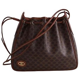 Céline Borsa a tracolla marrone Marrone
