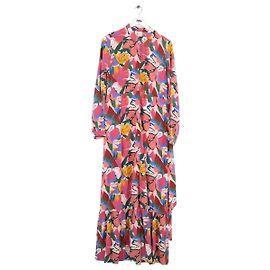 Vestido de seda rosa SéZane Rosa