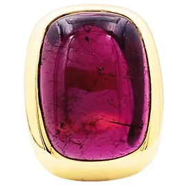 Anello Pomellato, "Cardinale", oro giallo, tormalina. Altro