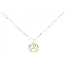Autre Marque Colar de Diamante Au750 Dourado