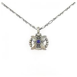 Autre Marque Collana Georg Jensen 925 Argento e Lapislazzuli Argento