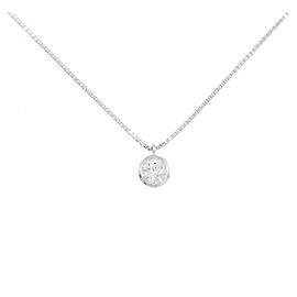 Autre Marque Colar de Au750 com Diamantes Prata