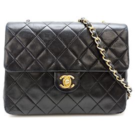 Borsa a tracolla Chanel Matelassé 20 Nero