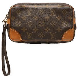 Louis Vuitton Marrom Monogram Marly Dragonne PM Marrom