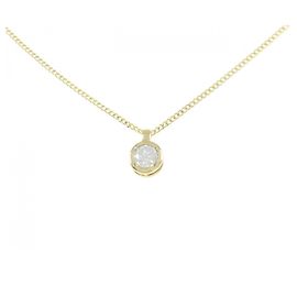 Autre Marque Collier en diamant Au750 Doré