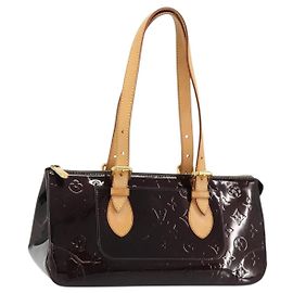 LOUIS VUITTON Monogram Vernis Rosewood Avenue Bag Amarante M93510 Auth 181823V Burdeos