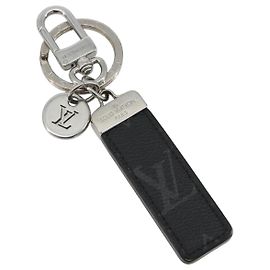 LOUIS VUITTON Monogram Eclipse Porte Cles Neo LV Club Charm M69475 Auth BA13248 Monogramme