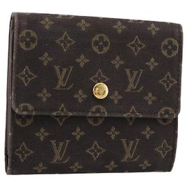LOUIS VUITTON Mini Lin Porte Monnaie Bier Cartes Crdit M95233 LV Auth 181457A Damier ebene
