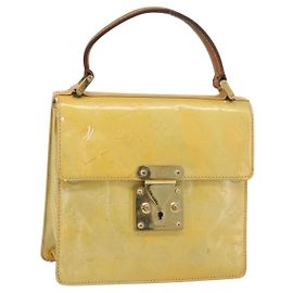 LOUIS VUITTON Bolso Monogram Vernis Spring Street Gris M91029 LV Auth 182858 Gris