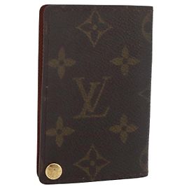 LOUIS VUITTON Monogram Porto Cartes Crdit Pression Card Case M60937 Auth 182835 Monogram