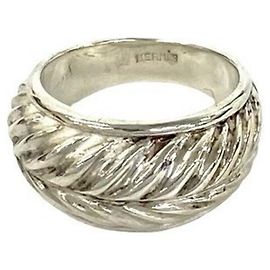 Hermès Hermes Vintage Leaf Ring Silvery
