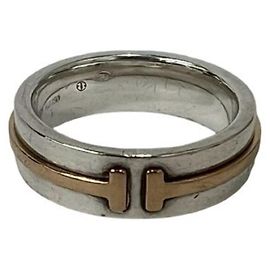 Tiffany & Co. Tiffany T TWO schmaler Ring Silber Golden
