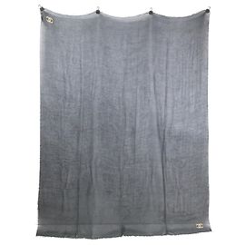 Sciarpa Chanel in alpaca e cashmere nero Nero
