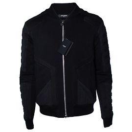 Balmain, Cardigã preto com mesh Preto