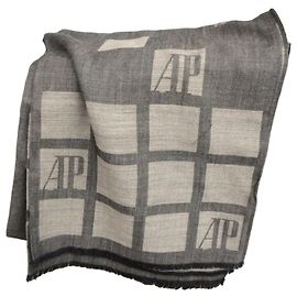 Sciarpa Audemars Piguet in lana e seta grigia Grigio