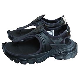 Balenciaga Sandali Infradito Track Neri Nero