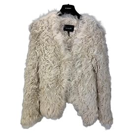 Isabel Marant Kalgan Lamb Fur Jacket - Cream Cream