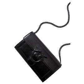Pinko Love Birds Leather Chain Wallet