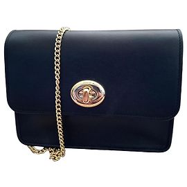 Coach Bowery Borsa Tracolla Pelle Nera Nero