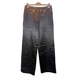 Givenchy weite Hose aus Viskose und Polyester, Schwarz Schwarz