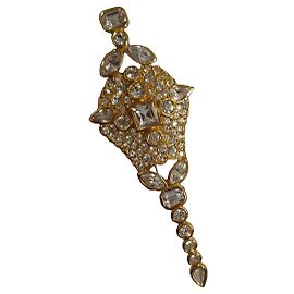 Spilla Vintage Yves Saint Laurent Grappolo d'Uva Strass D'oro