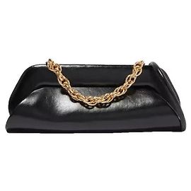 Autre Marque Themoirè Bios Pochette en Cuir Vegan Noir