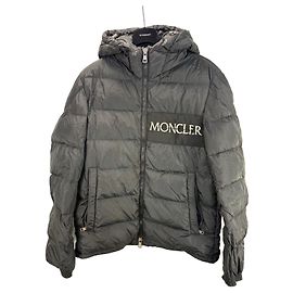 Moncler Doudoune Noire avec Logo Noir