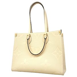 Borsa Tote Louis Vuitton Monogram Empreinte OnTheGo MM Crudo