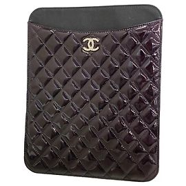 Chanel Matelassé Patent Leather iPad Case Other