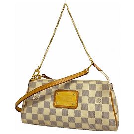 Bolso Louis Vuitton Damier Azur Eva Blanco