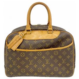 Borsa Louis Vuitton Monogram Deauville Marrone
