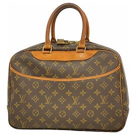 Borsa Louis Vuitton Monogram Deauville Marrone
