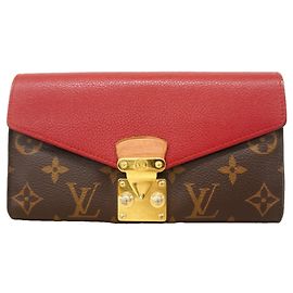 Cartera larga Louis Vuitton Monogram Pallas en Cerise Fucsia