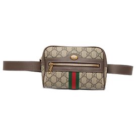 Riñonera Gucci Beige Small GG Supreme Web Ophidia Beige