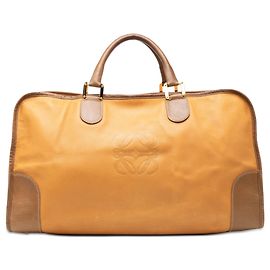 LOEWE Amazona 50 em couro bicolor amarelo Amarelo Mostarda