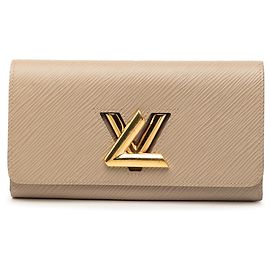 Cartera larga Louis Vuitton Beige Epi Twist Beige