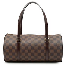 Louis Vuitton Marrom Damier Ebene Papillon 30 Marrom