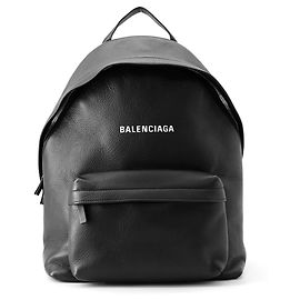 Balenciaga Everyday Leather Backpack Black
