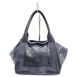 Balenciaga Navy Cabas S Handbag Navy blue