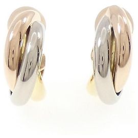 Pendientes Trinity Cartier Dorado