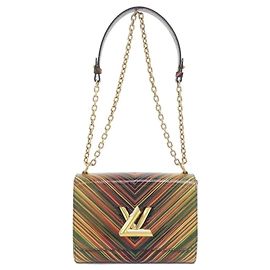 Bolsa de Ombro Louis Vuitton Epi Tropical Twist MM Marrom Bege