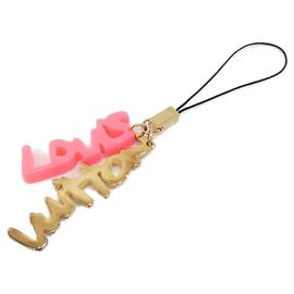 Alça para Celular Louis Vuitton - Ouro e Rosa Rosa Dourado