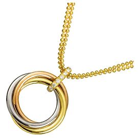 Cartier Collana Trinity Medium MM con Diamanti Altro