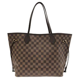 Bolso Louis Vuitton Damier Neverfull MM Rosa Damier ebene