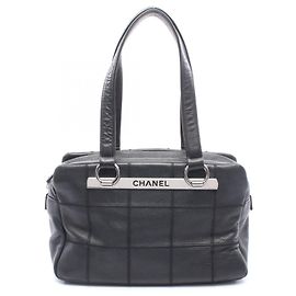 Chanel Chocolate Bar Handbag Black