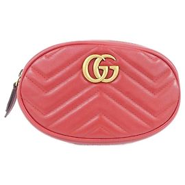 Riñonera Gucci GG Marmont roja Roja